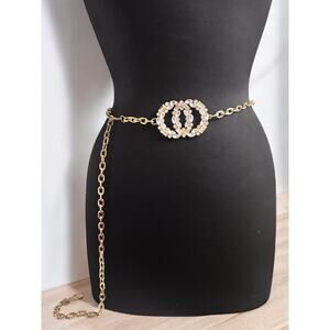Gold Elegant Adjustable Chain Belt